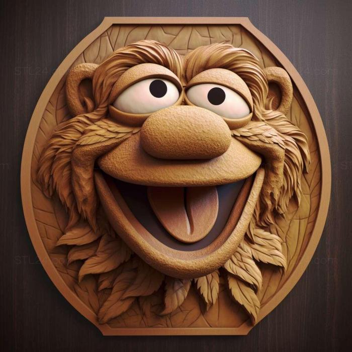 Characters (st muppets 4, HERO_4240) 3D models for cnc